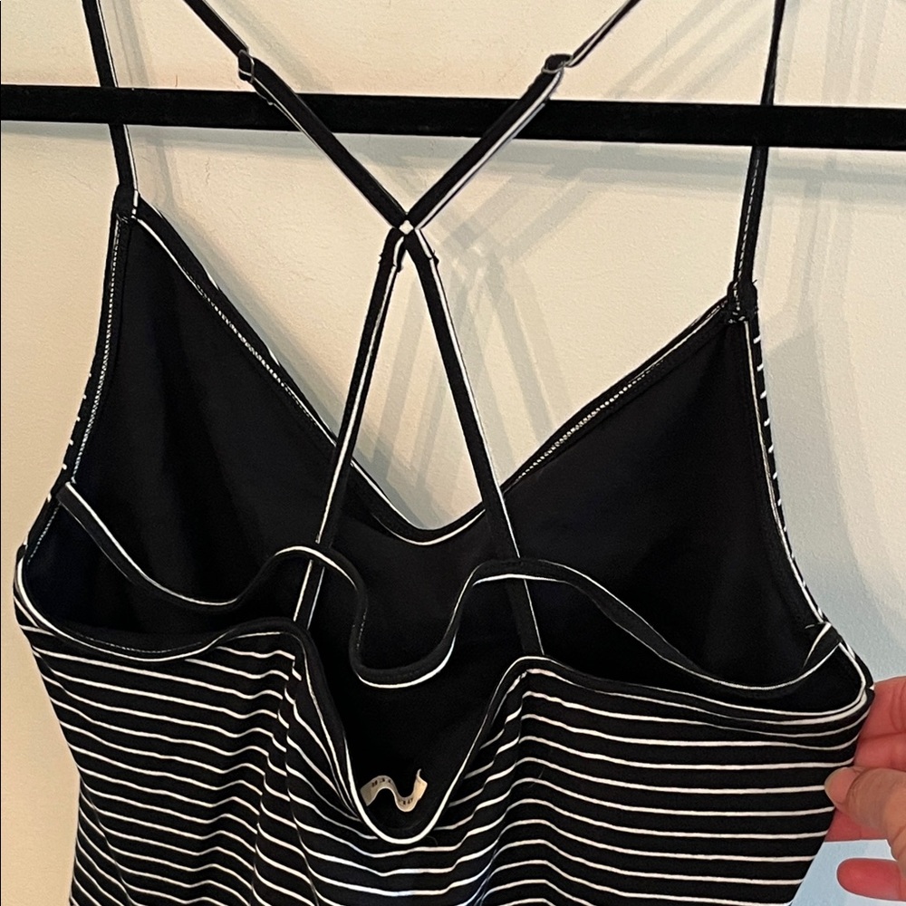 Hollister Black and White Striped Mini Dress - Picture 3 of 4